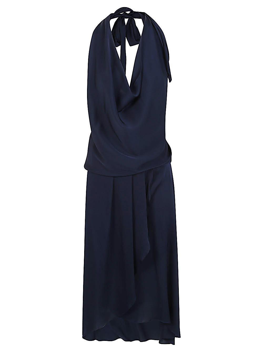 ワンピース Silk95Five Dresses SILK95FIVE Dresses Blue – AUMI 4