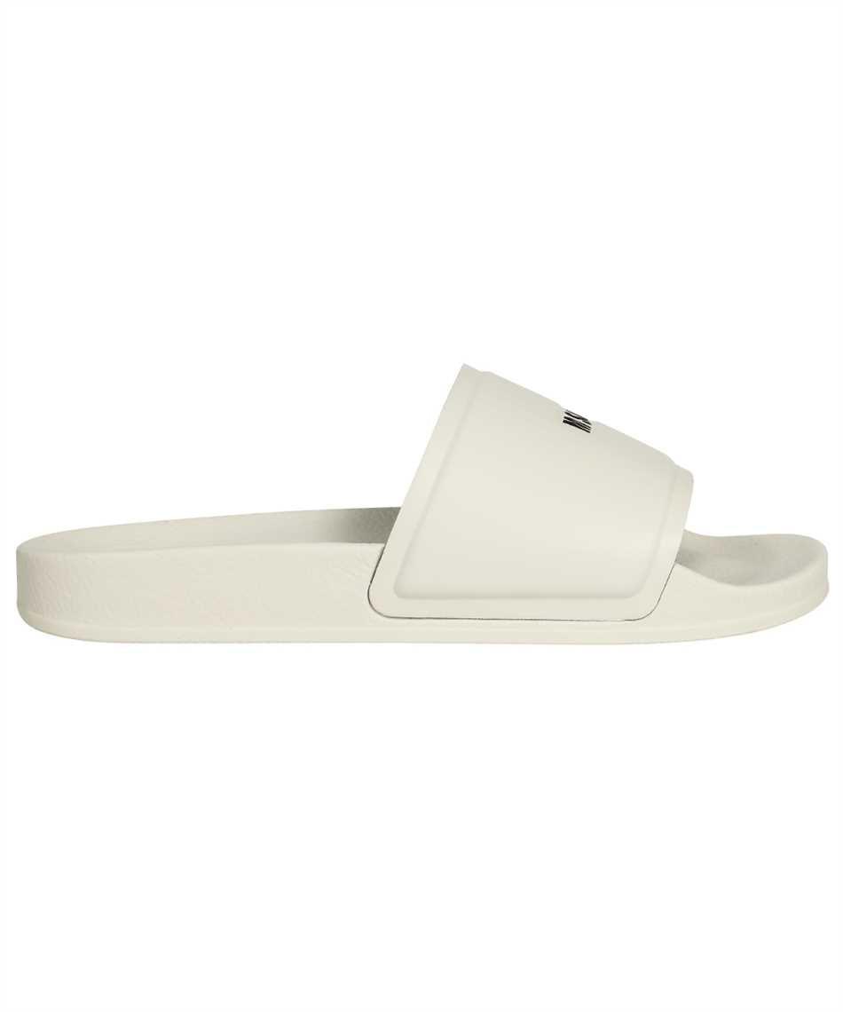【関税&送料込】Msgm Slide Sandal With Logo MSGM - MSGMロゴ サンダル - LOGO POOL SLIDE - BLACK | ADDICT