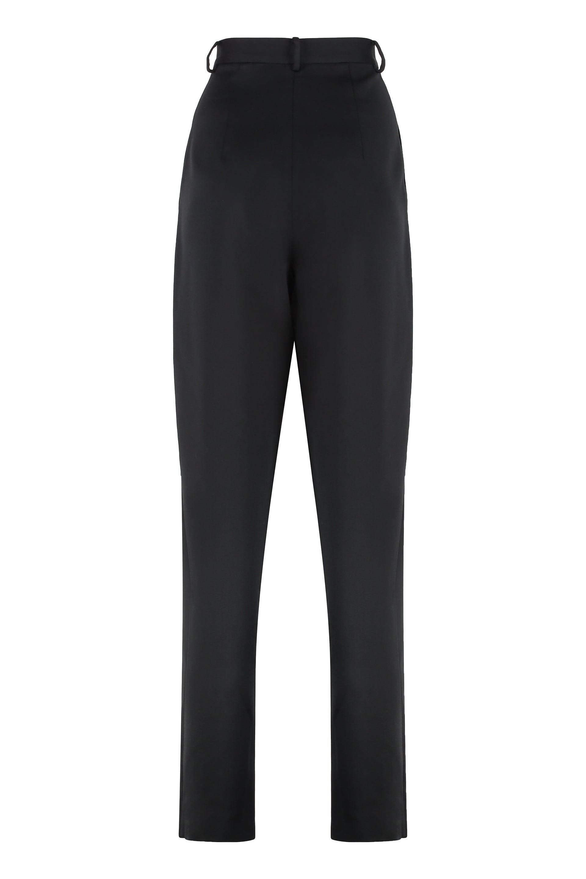 パンツ MAGDA BUTRYM Women Straight Pants 208724BLACK black Magda Butrym Straight-leg pants for Women | Online Sale up