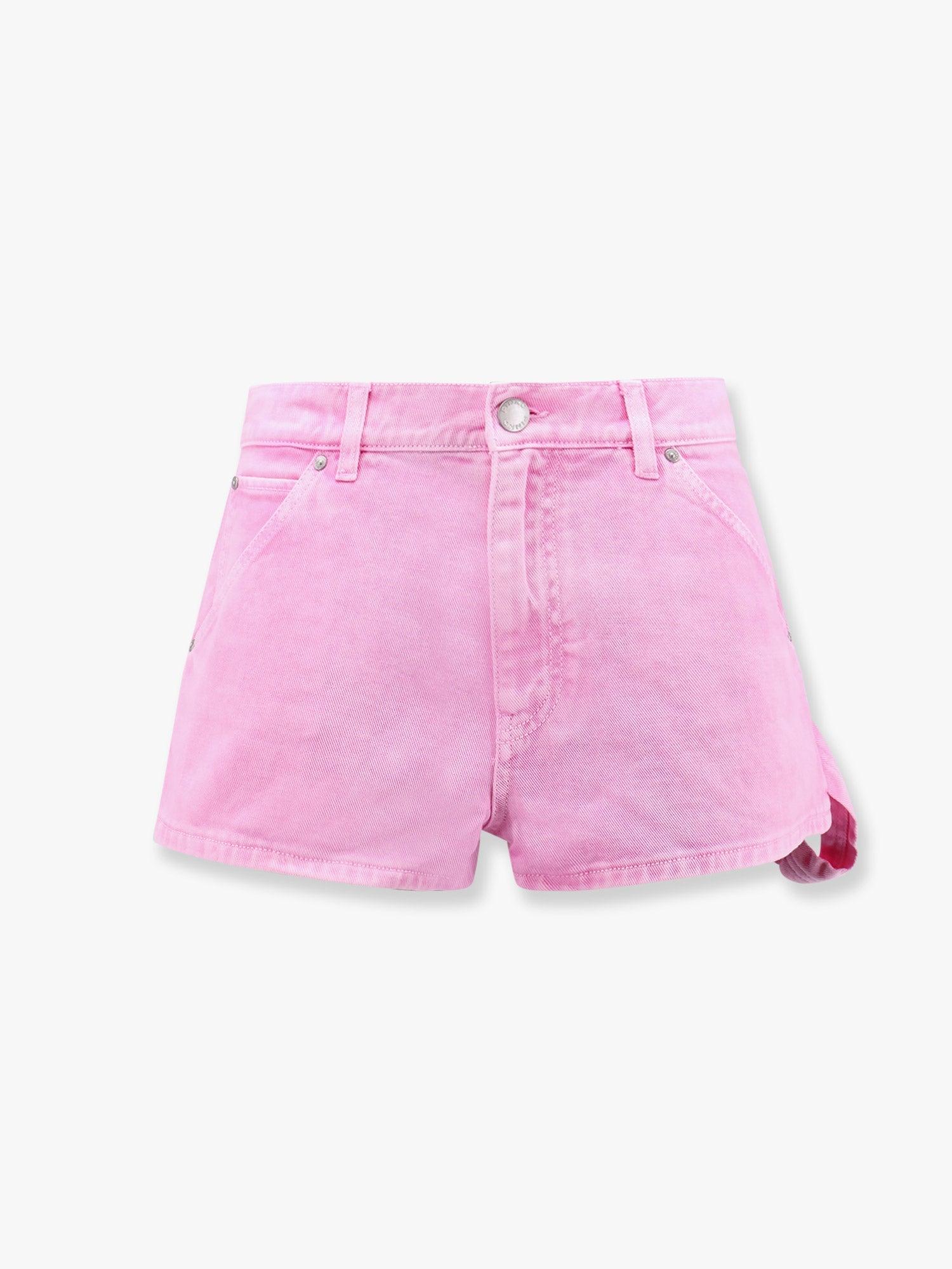 ショートパンツ PINKO Scintille delave satin shorts Rosa PINKO Scintille Women's Shorts