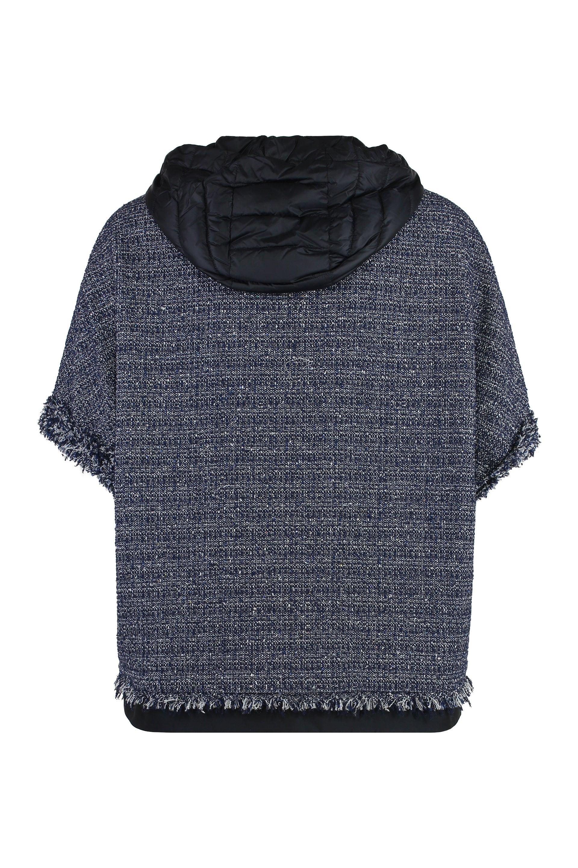 ジャケット MOORER Woman Jacket Blue ZAGARAKN DARK BLUE Moorer Outlet: Jacket woman - Blue | Moorer jacket ZAGARAKN