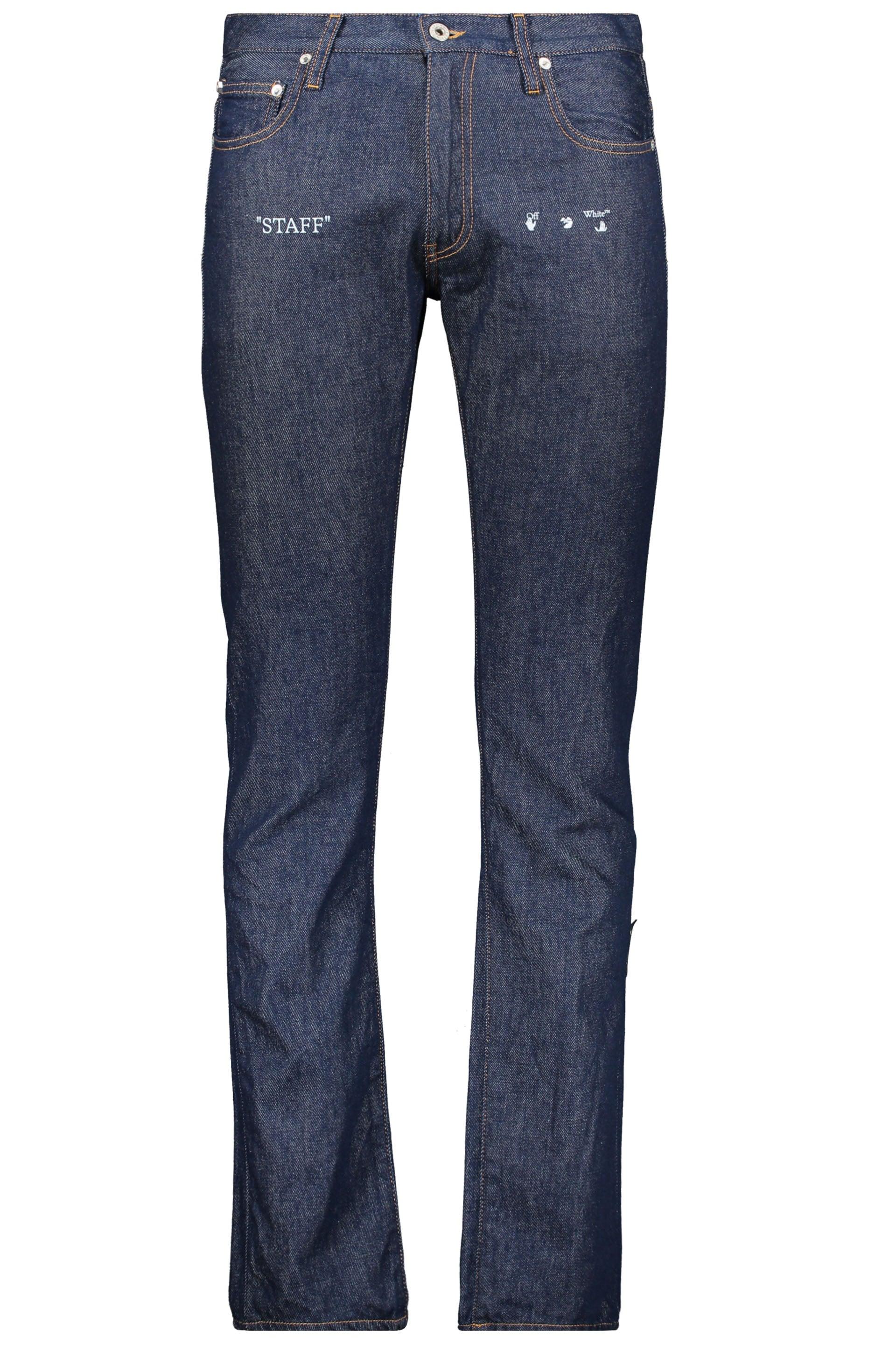 Off-White c/o Virgil Abloh Slim jeans for Men | Online Sale Off-White c/o Virgil Abloh Slim jeans for Men | Online Sale