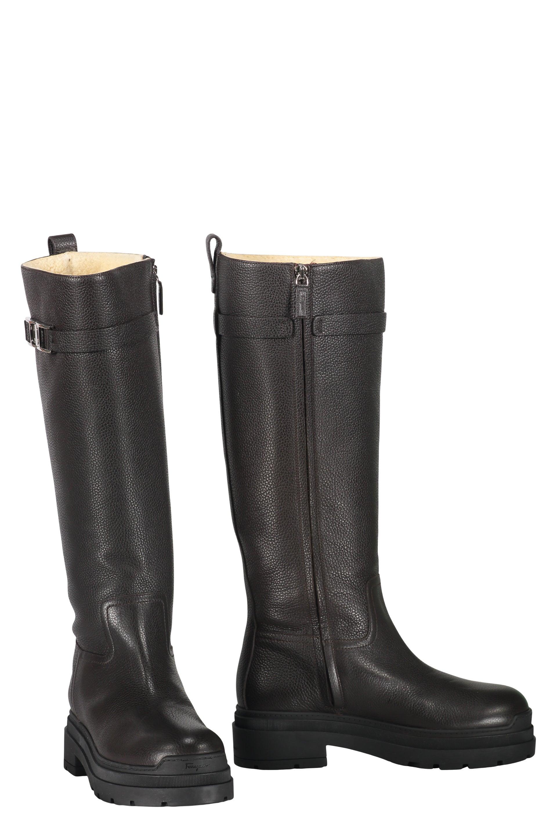 Ferragamo Knee-high boots for Women | Online Sale up to 80