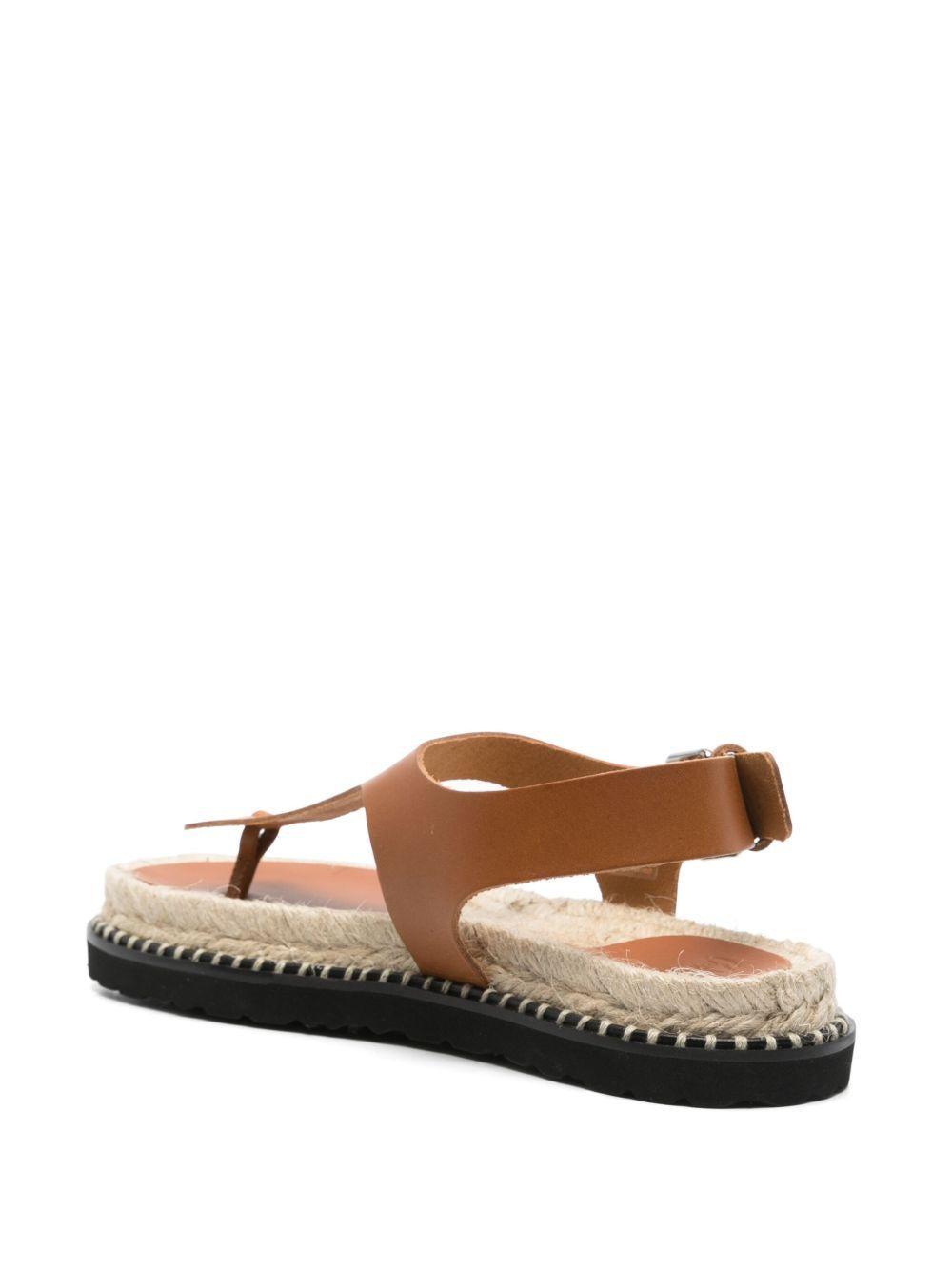 サンダル・ミュール CASTANER TER/261 FLAT SANDALS IN SMOOTH LEATHER Women's flat sandals | Castañer