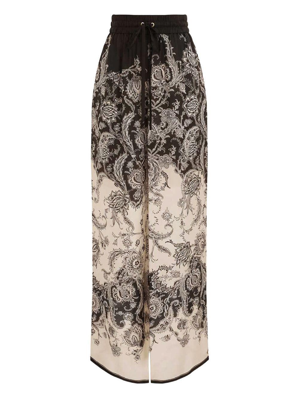 パンツ ZIMMERMANN 'Illustration Straight Tux' pants Beige Zimmermann Illustration Straight Tux Pants – Cettire