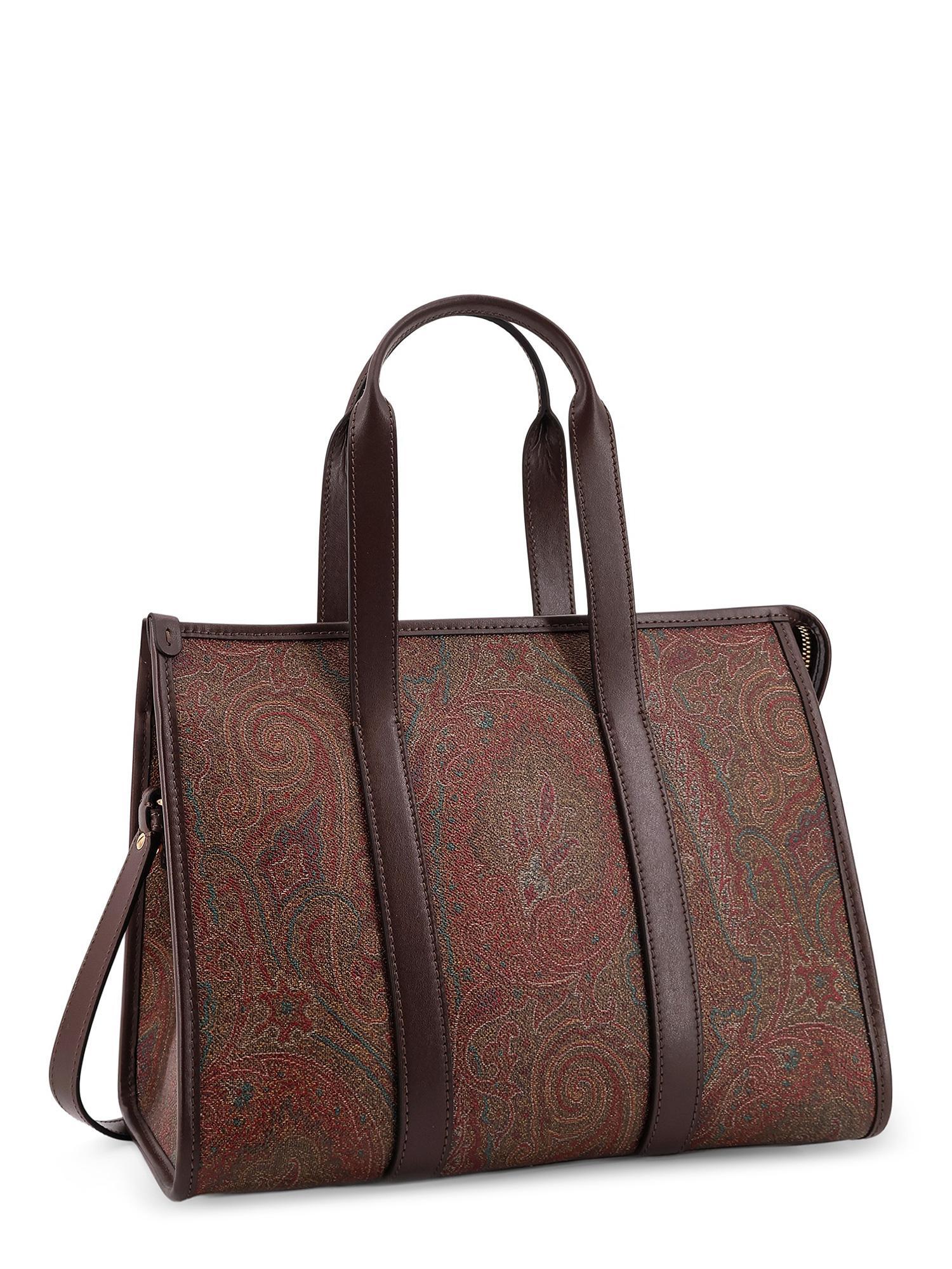 トートバッグ ETRO Printed canvas Arnica 1984 shopping bag Etro Arnica 1984 Shopping Bag In Red - 33% Off | Editorialist