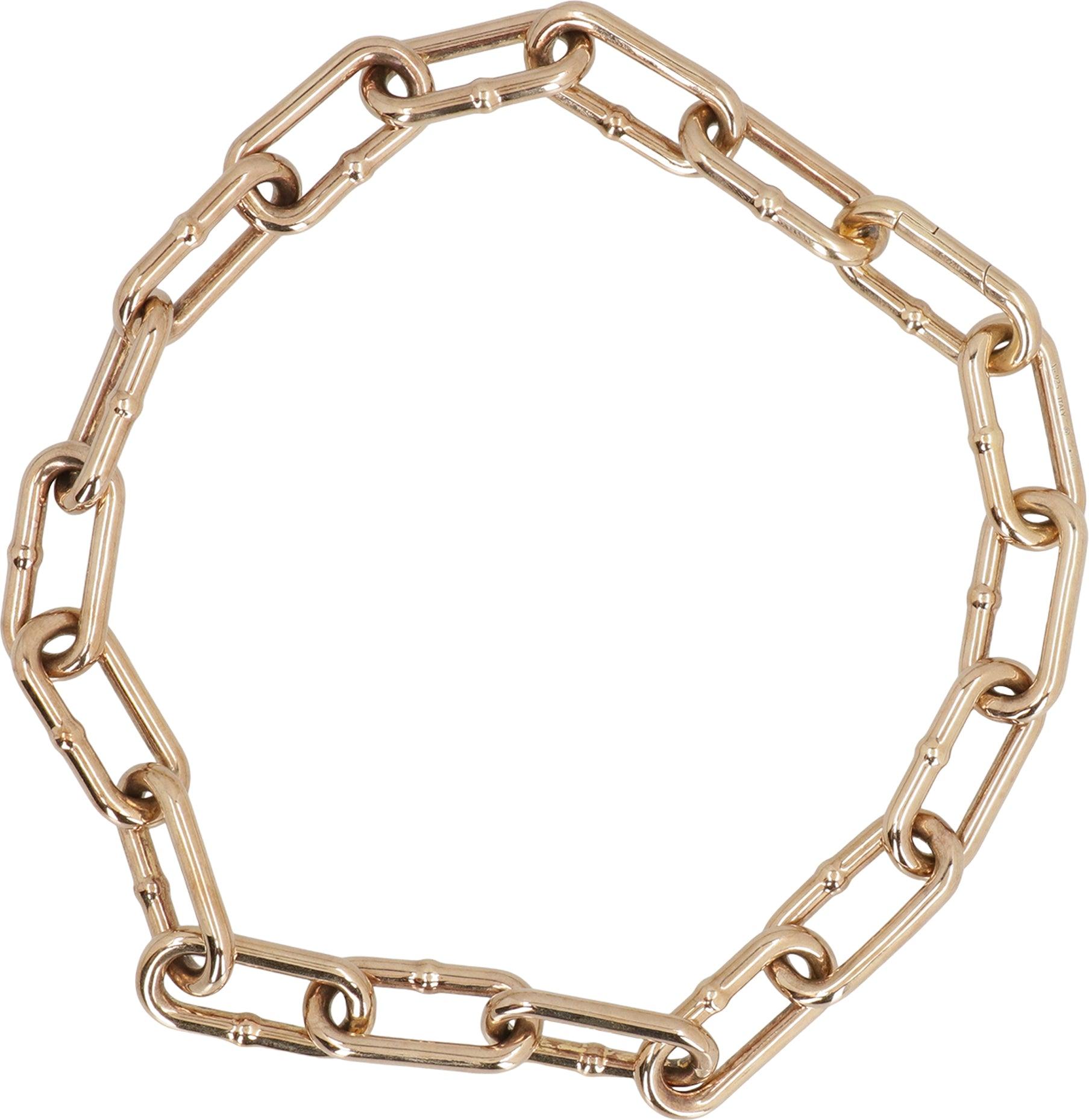 【送料&関税込】Bottega Veneta Leather Open Necklace Bottega Veneta Leather SV925 Glass Holder Necklace Pink