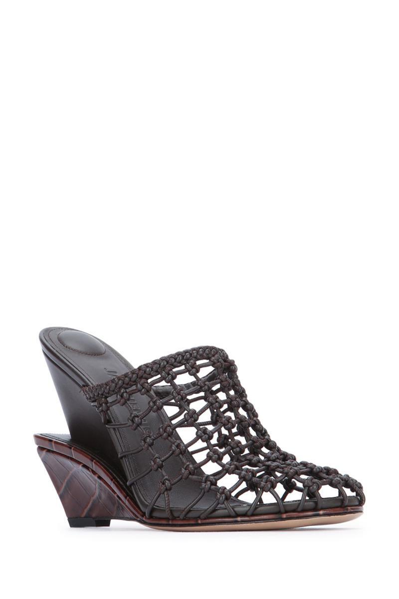 JACQUEMUS ジャックムス サンダル BLACK LEATHER 37 靴