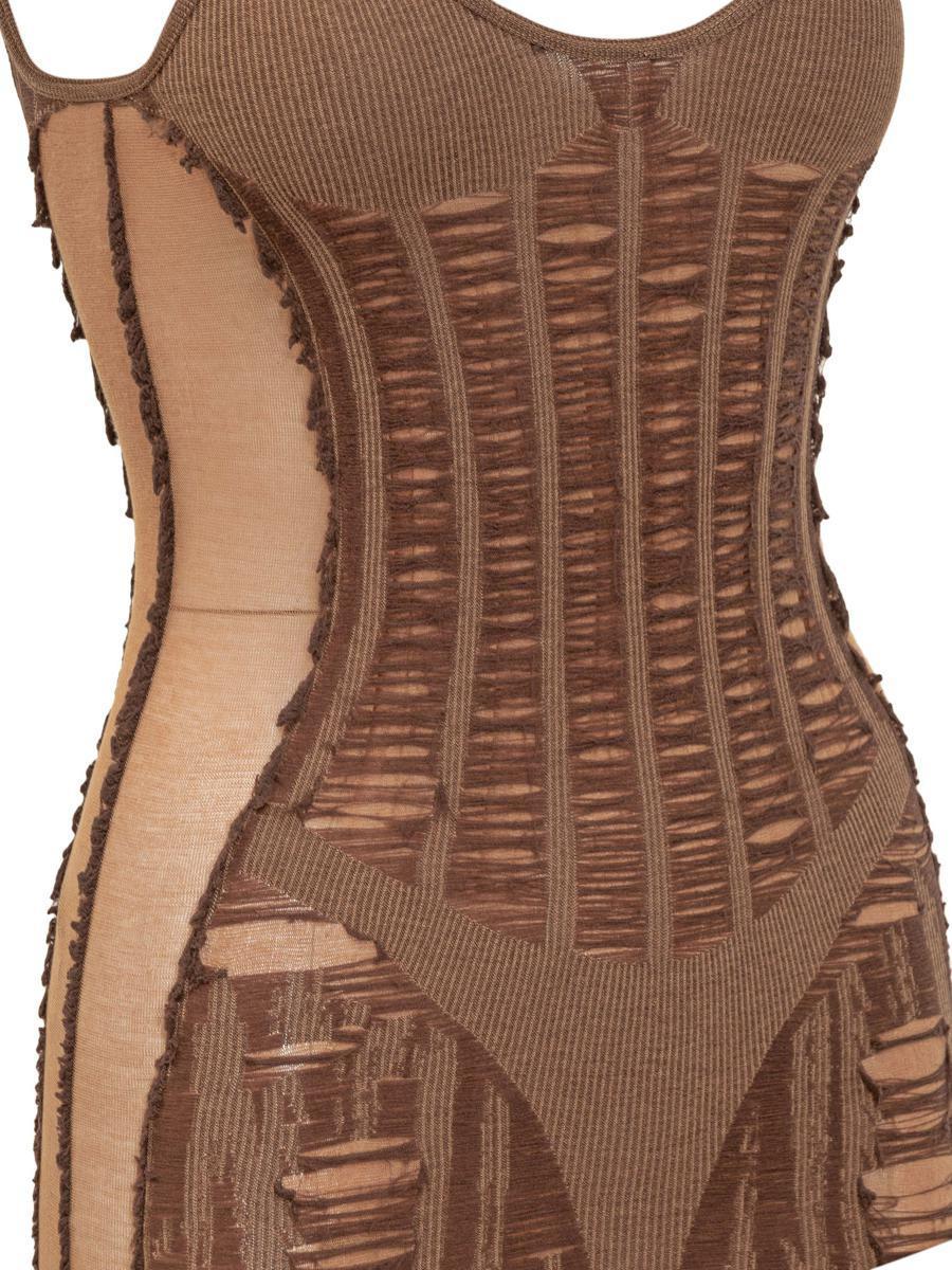 ワンピース DIESEL 'M-Calimera' dress Brown Brown M-Calimera Maxi Dress by Diesel on Sale