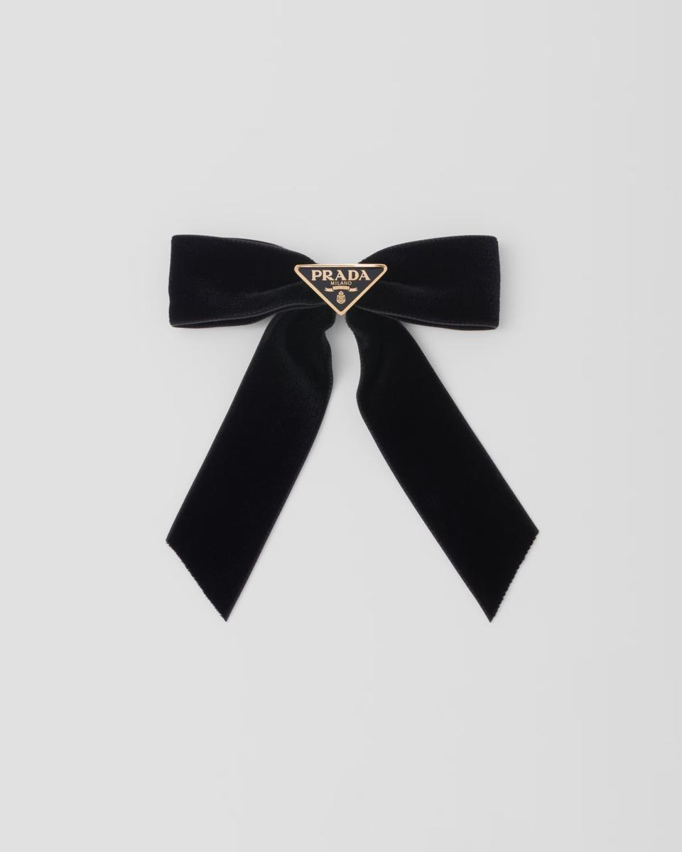 【ファッション好きが選ぶ人気ブランドランキング】 prada-Black-Velvet-Hair-Clip.jpeg ヘアアクセサリー