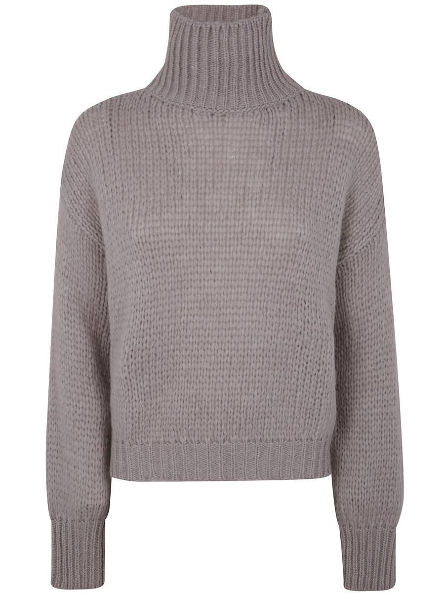 Roberto Collina Navy Blue Men's Turtleneck Wool Sweater