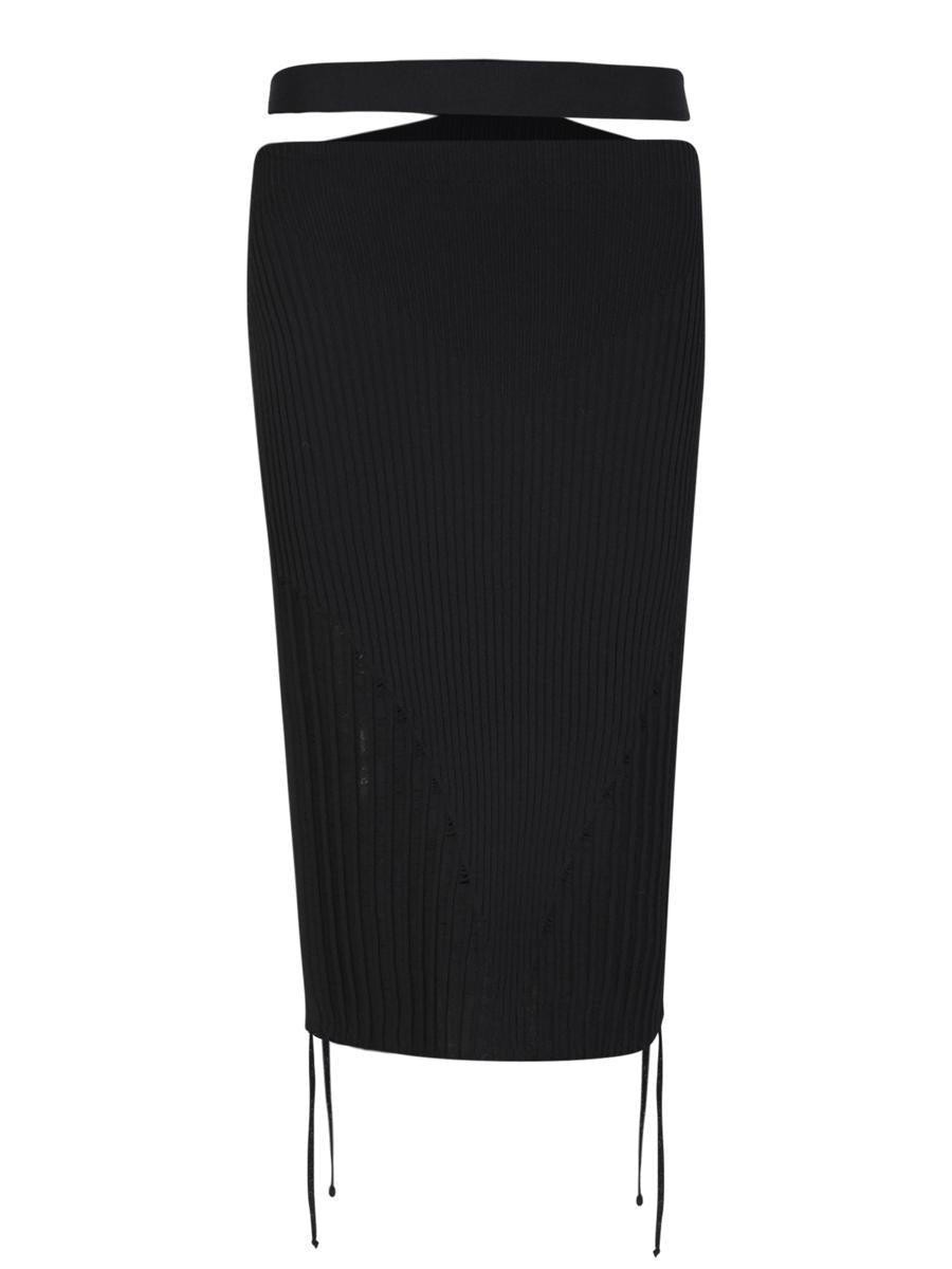 スカート ANDREADAMO SCULPTING JERSEY MIDI SKIRT (PS25254300 001) Andreädamo Sculpting Jersey Midi Skirt In Black | ModeSens