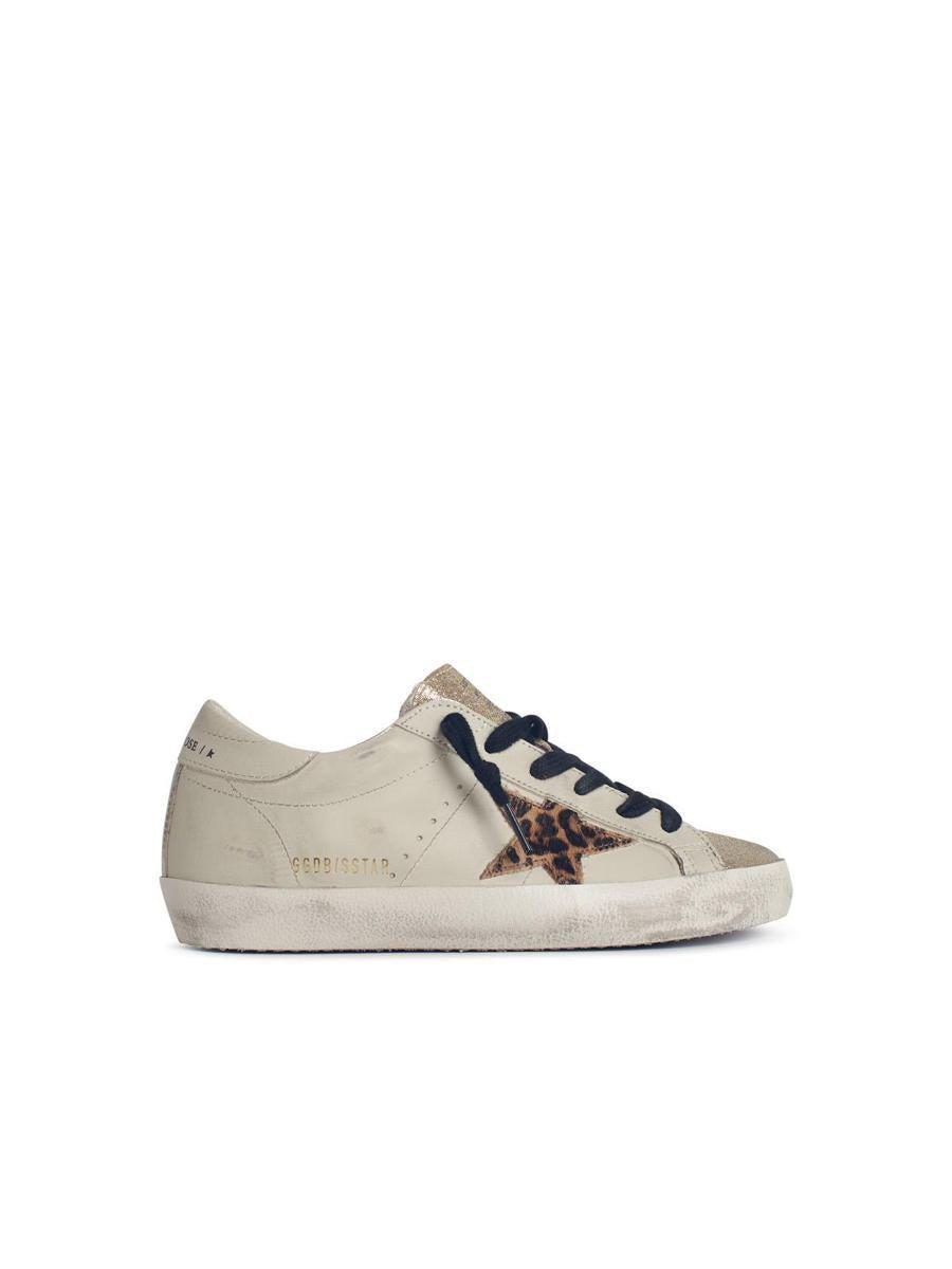 Designer Golden Goose Deluxe Brand Super-Star Leopard