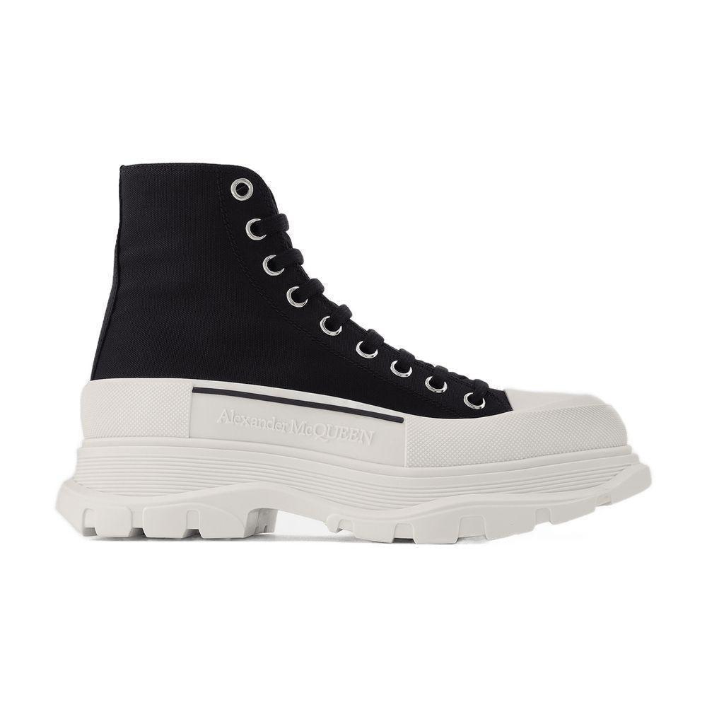 Alexander McQueen ■キャンバス ハイトップ スニーカー Alexander McQueen □キャンバス ハイトップ スニーカー 靴