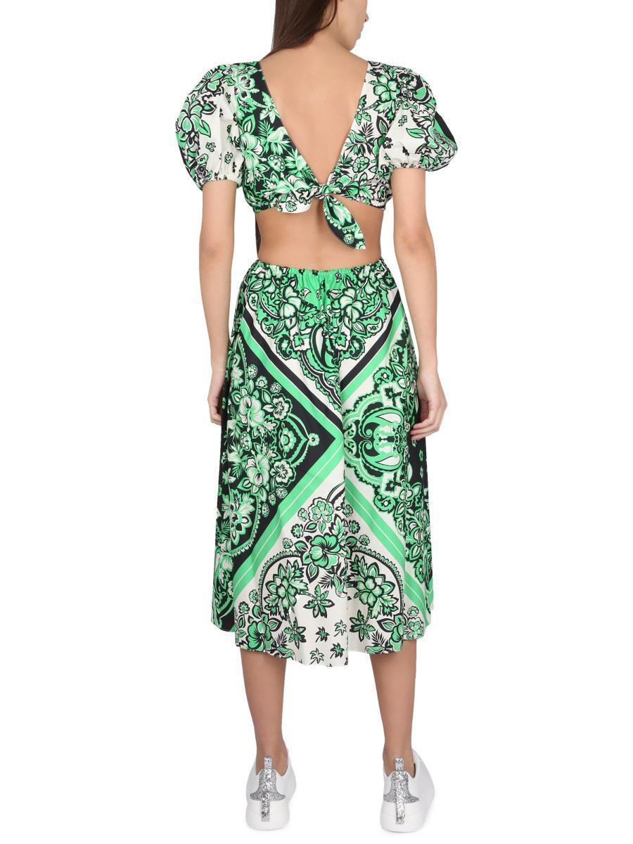 ワンピース RED VALENTINO SS23 BANDANA PRINT DRESS (2R0VAHK0_6SM505) RED Valentino Bandana Print Dress in Green | Lyst