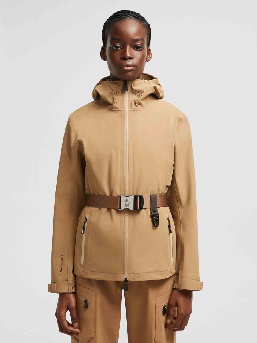 Moncler Fex Shell Jacket in Natural | Lyst