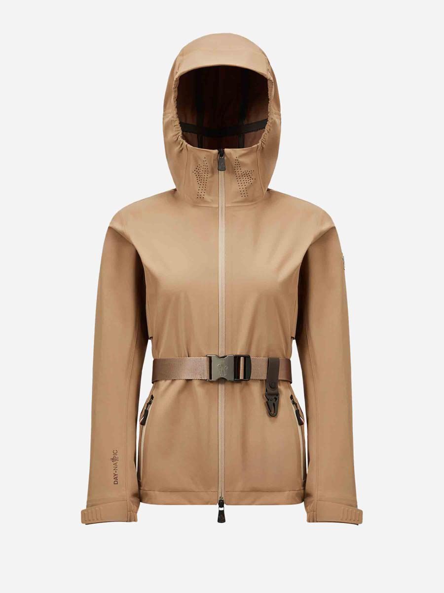 Moncler Fex Shell Jacket in Natural | Lyst