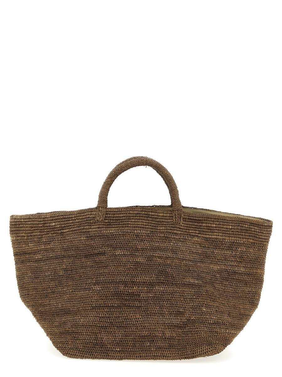 トートバッグ IBELIV SS25 Handbags (NAKA TEA) Mini Bag RAFFIA - NAKA | IBELIV