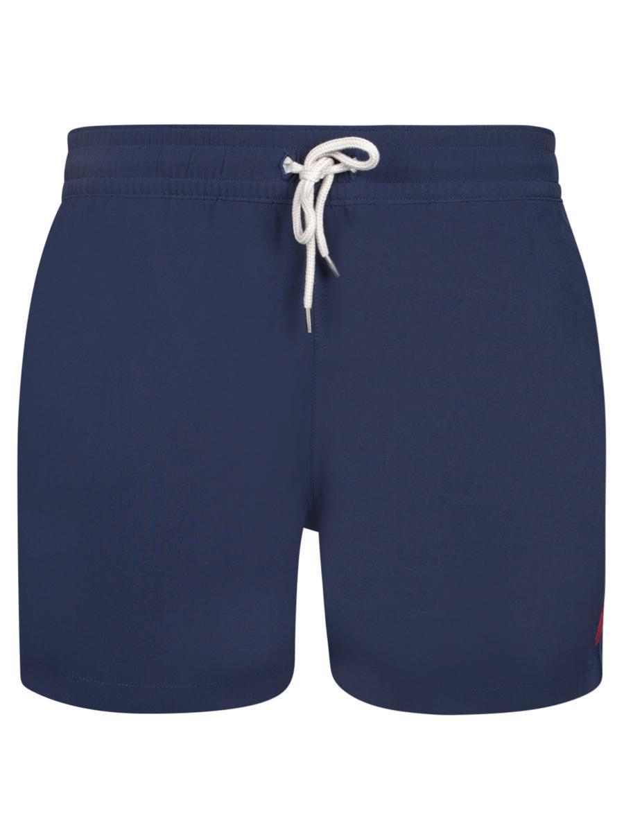 水着 Polo Ralph Lauren Boxer Navy Blue Swim Trunks With Logo Polo Ralph Lauren Traveler Boxer Swimshorts Newport Navy at