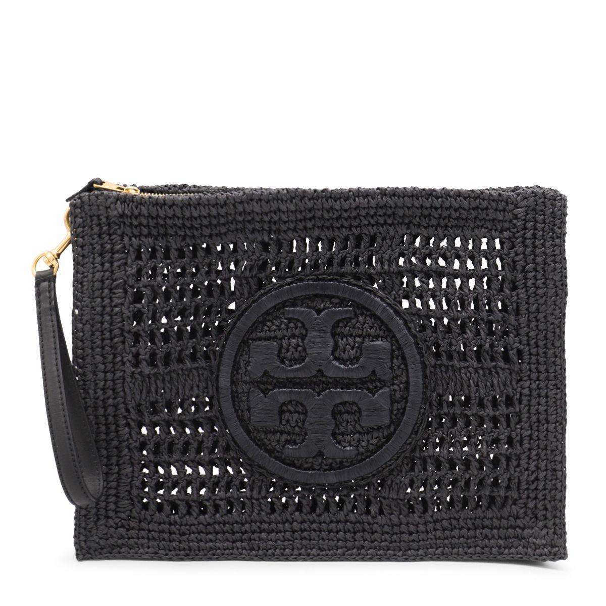 【TORYBURCH】 black raffia pouches (関税送料込) Black Tory Burch Beach bags for Women | Lyst