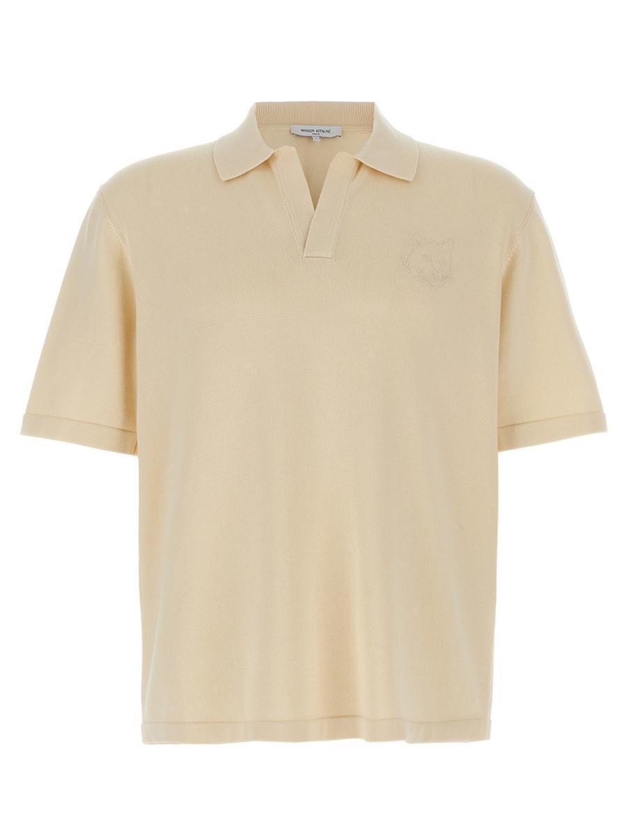 MAISON KITSUNE｜SHORT-SLEEVED PIQUE/COLLAR (BOLD FOX HEA BOLD FOX HEAD PATCH COMFORT POLO | Maison Kitsuné