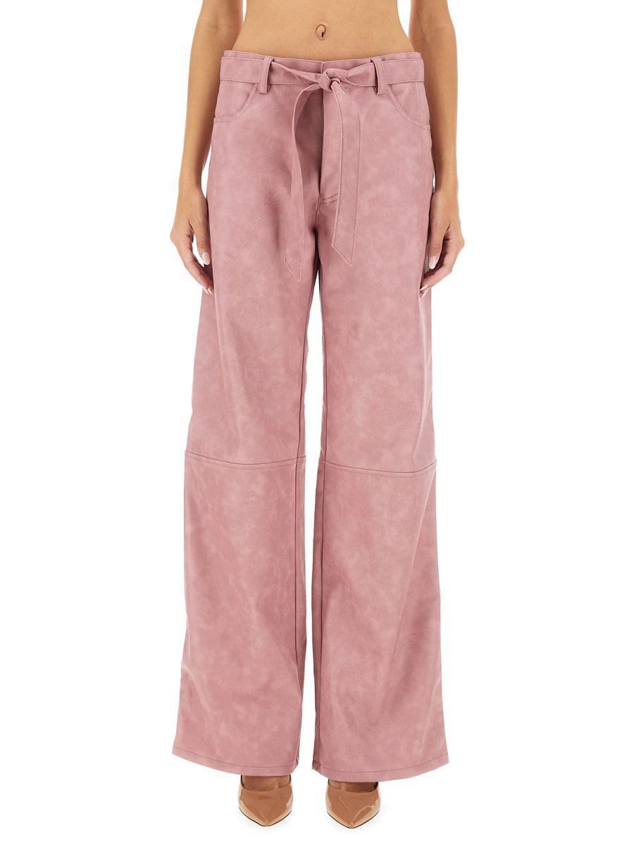 パンツ BAUM UND PFERDGARTEN Women Straight Pants 21012 PINK NOORA TROUSERS | Pink Liberty Flower