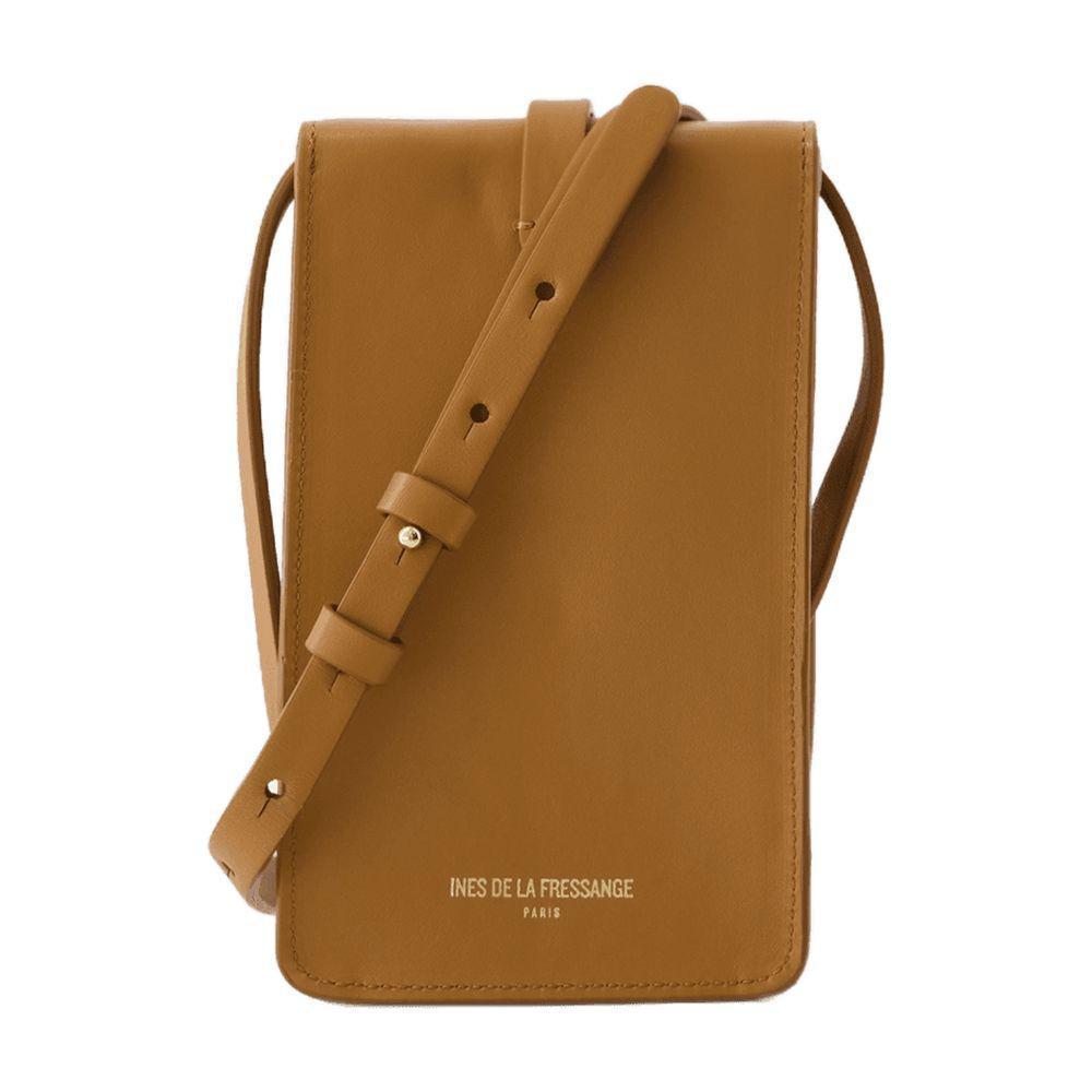 【関税込み】Leonore Crossbody - Ines De La Fressange - Leat Leonore Crossbody - Ines De La Fressange - Leather - Camel