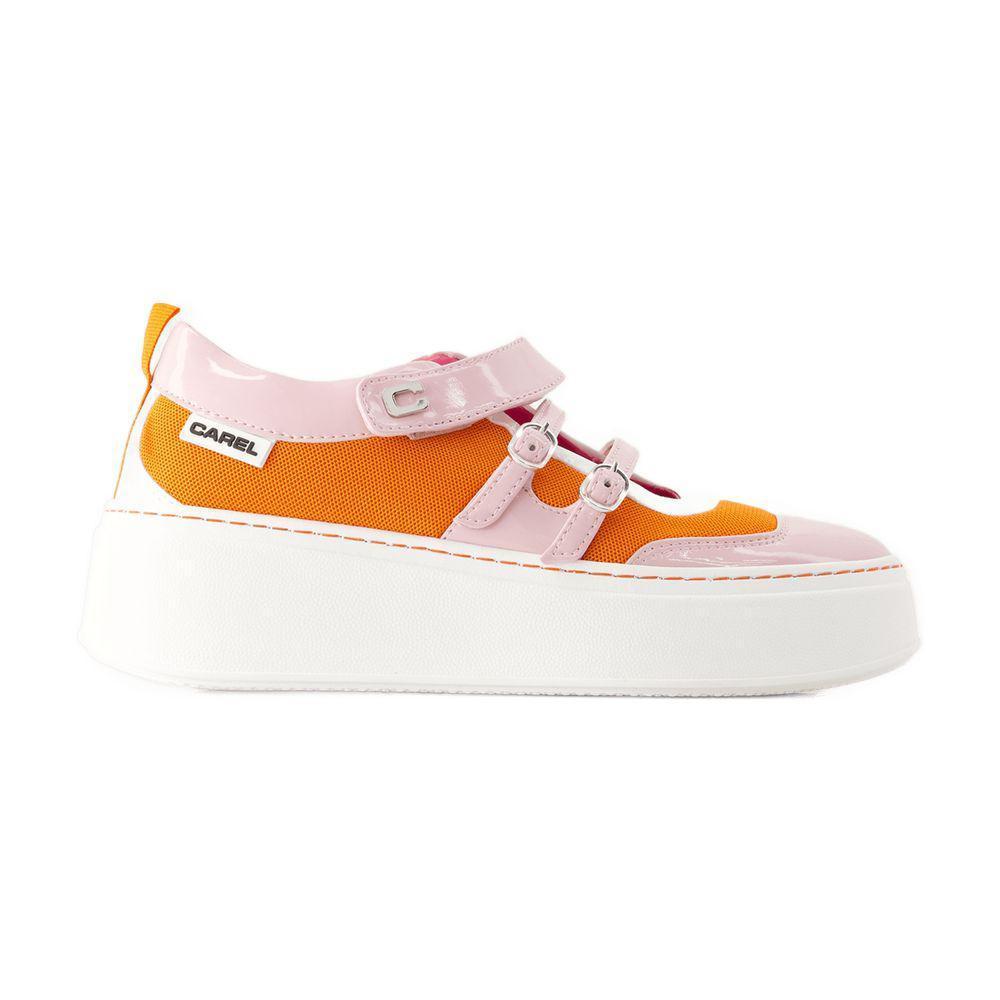 スニーカー CAREL PARIS Women Sneakers BASKINA orange Women's Designer Sneakers | Carel Paris