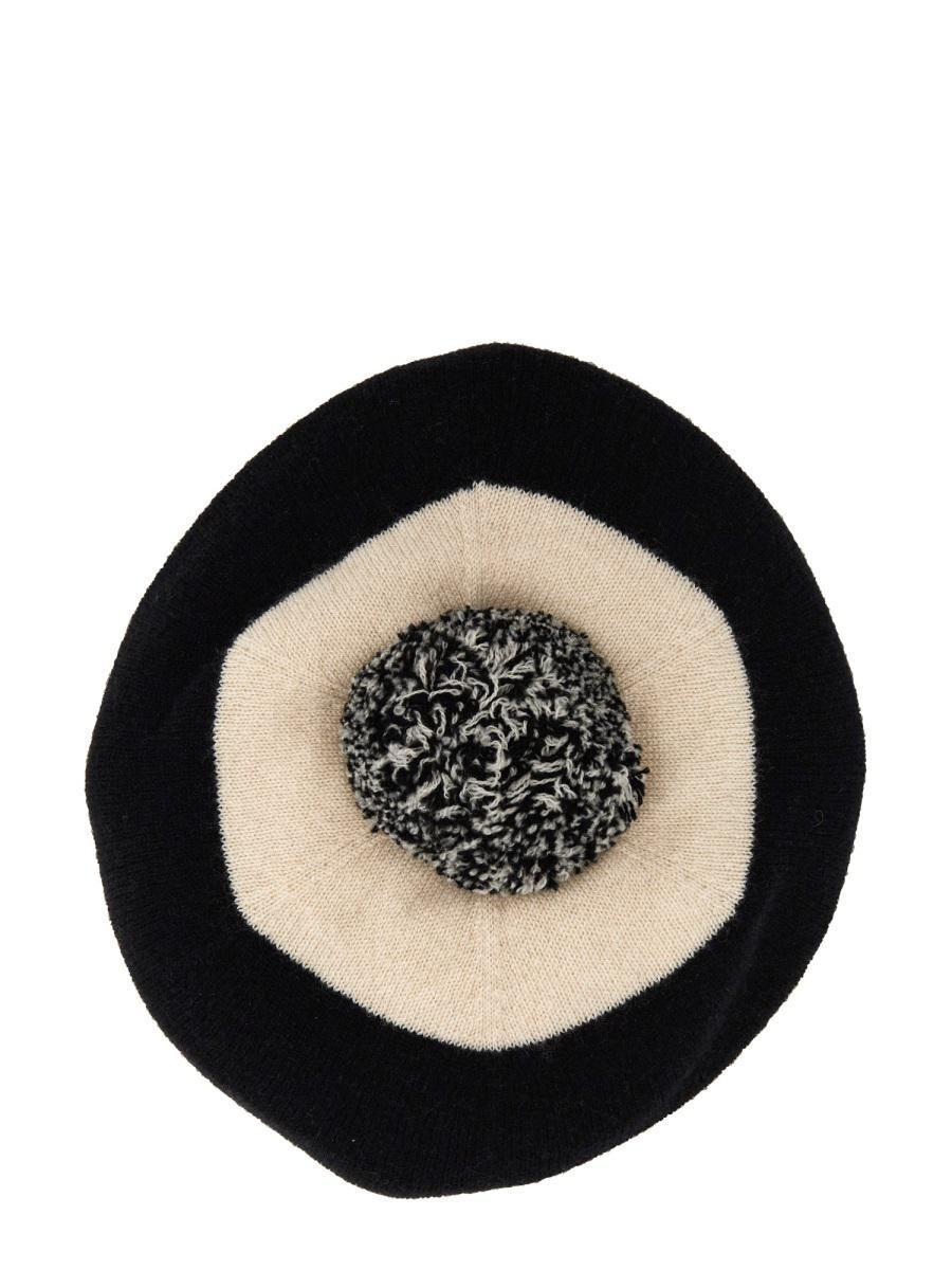 ハット MARGARET HOWELL FW22 HAT WITH POM POM (WOAC0340A22_CREBKE) Margaret Howell Hat With Pom Pom in Black | Lyst