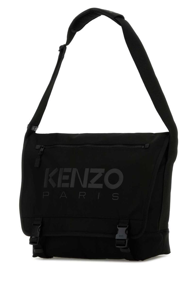 Kenzo ロゴエンボス メッセンジャーバッグ | ブラック | FARFETCH JP