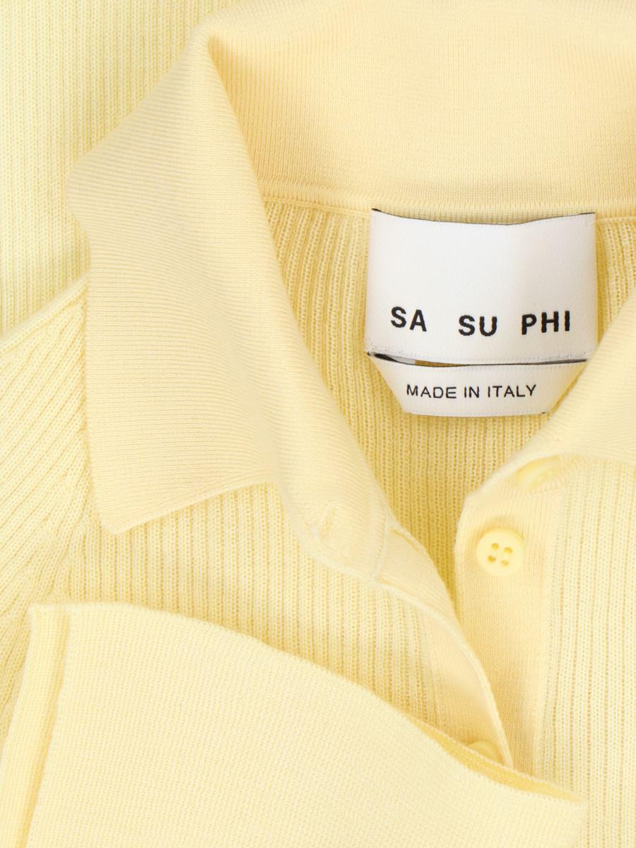 Tシャツ・カットソー SA SU PHI Women Polo Shirts S24614JA0400 Yellow Sa Su Phi T-Shirts And Polos in Yellow | Lyst