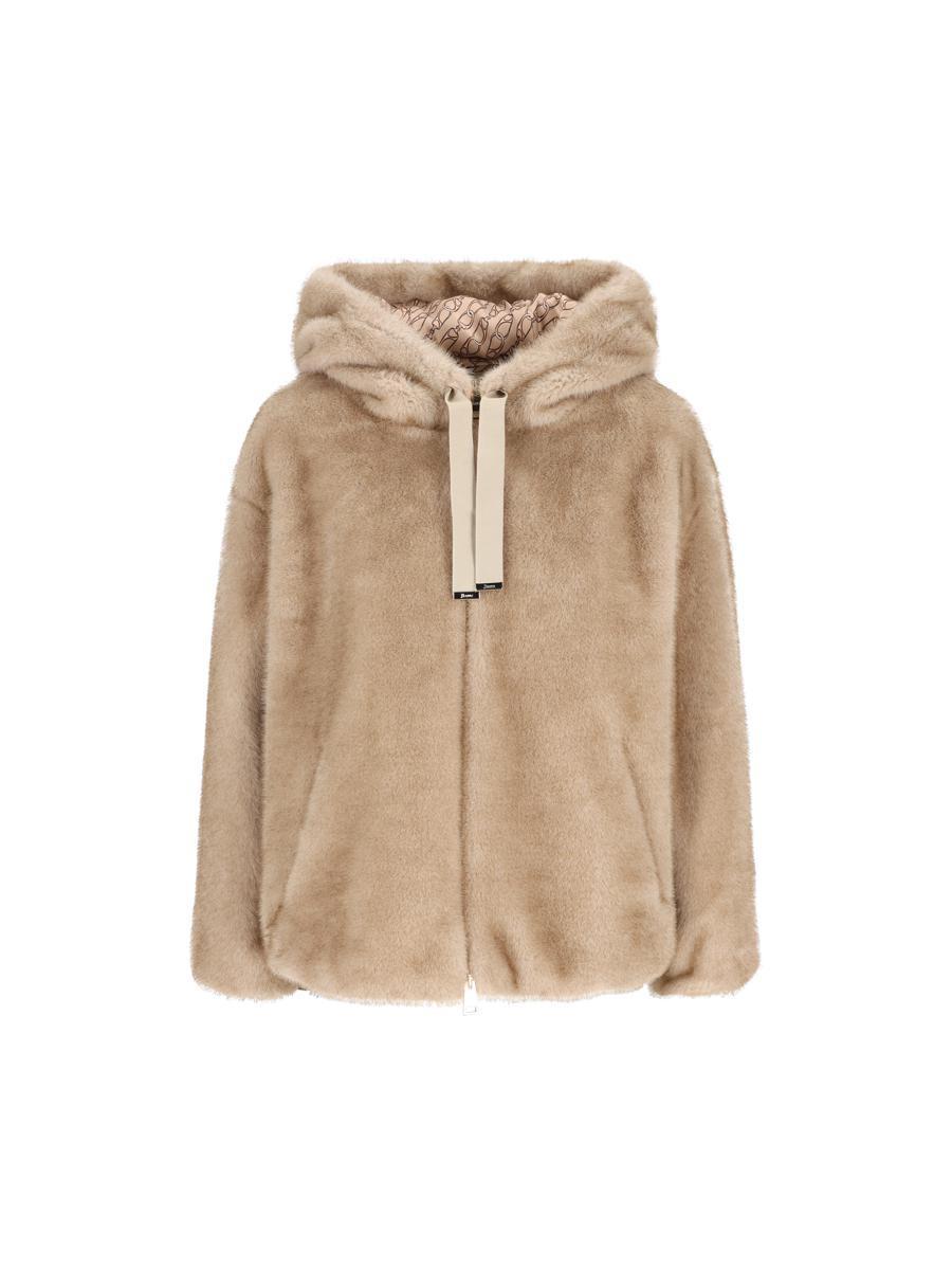 その他 HERNO Eco fur hooded HERNO ヘルノ ECO FUR DOWNJACKET エコ ファー ダウンジャケット