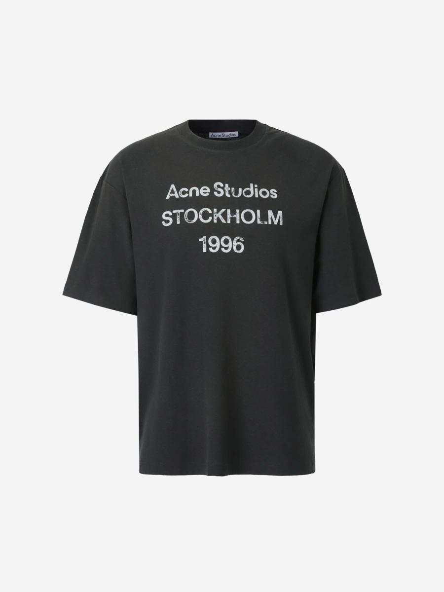 Acne Studios Vintage Logo T-Shirt in Black for Men | Lyst Acne Studios Vintage Logo T-Shirt in Black for Men | Lyst