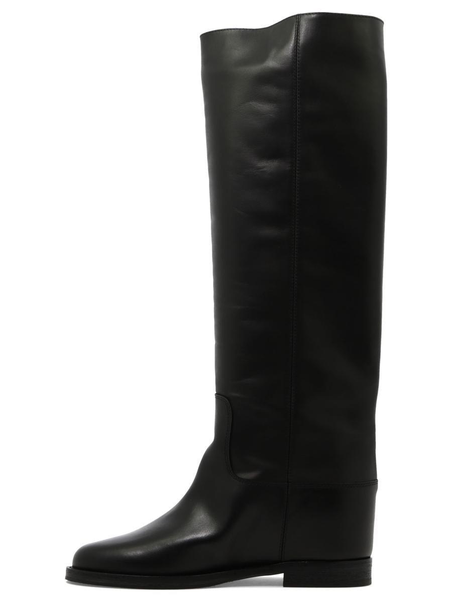 ロングブーツ VIA ROMA 15 FW25 STIVALE CON LUCCHETTO (3807 TESTADIMORO) Via Roma 15 Knee-high boots for Women | Online Sale up to 42