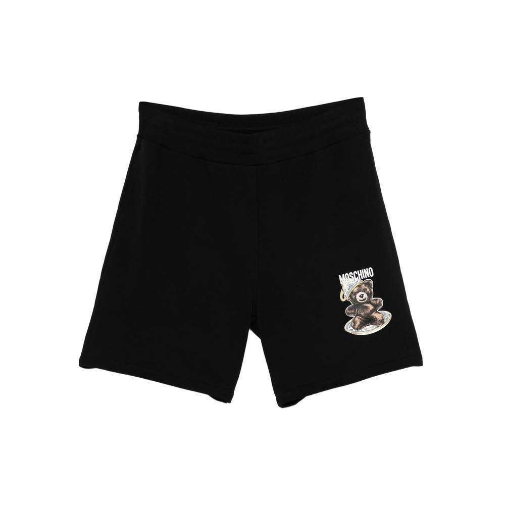 ショートパンツ Moschino SS22 BELTED WAIST SHORTS (03210822_0239) Boutique Moschino - Houndstooth shorts Multicolor - The Corner