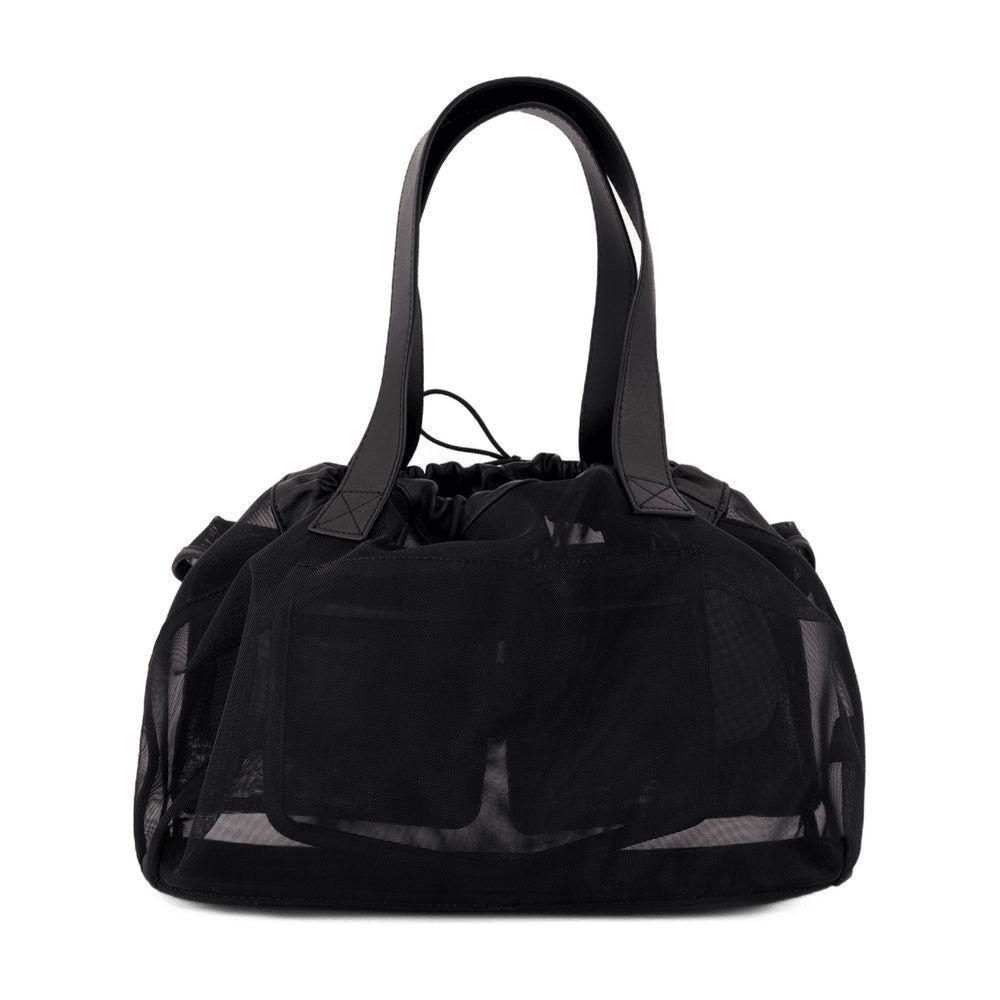 トートバッグ Mini Sheer Stuffed Shopper Bag - Simone Rocha - Polyester - Simone Rocha Mini Sheer Stuffed Carnation Drawstring Top