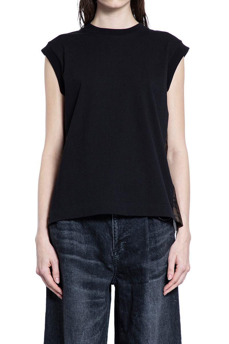 Sacai Sleeveless and tank tops for Women | Online Sale up to