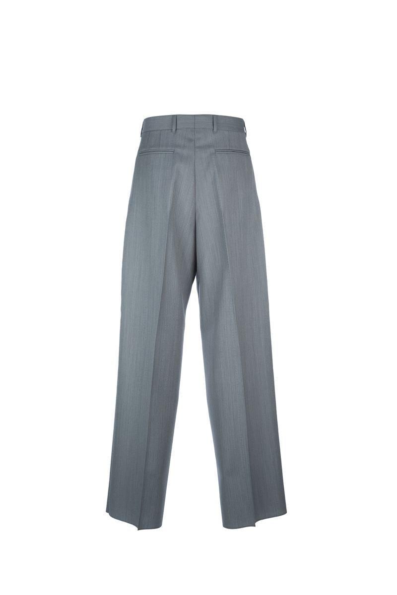 old 手間取っ Dior light wool wide baggy slacks