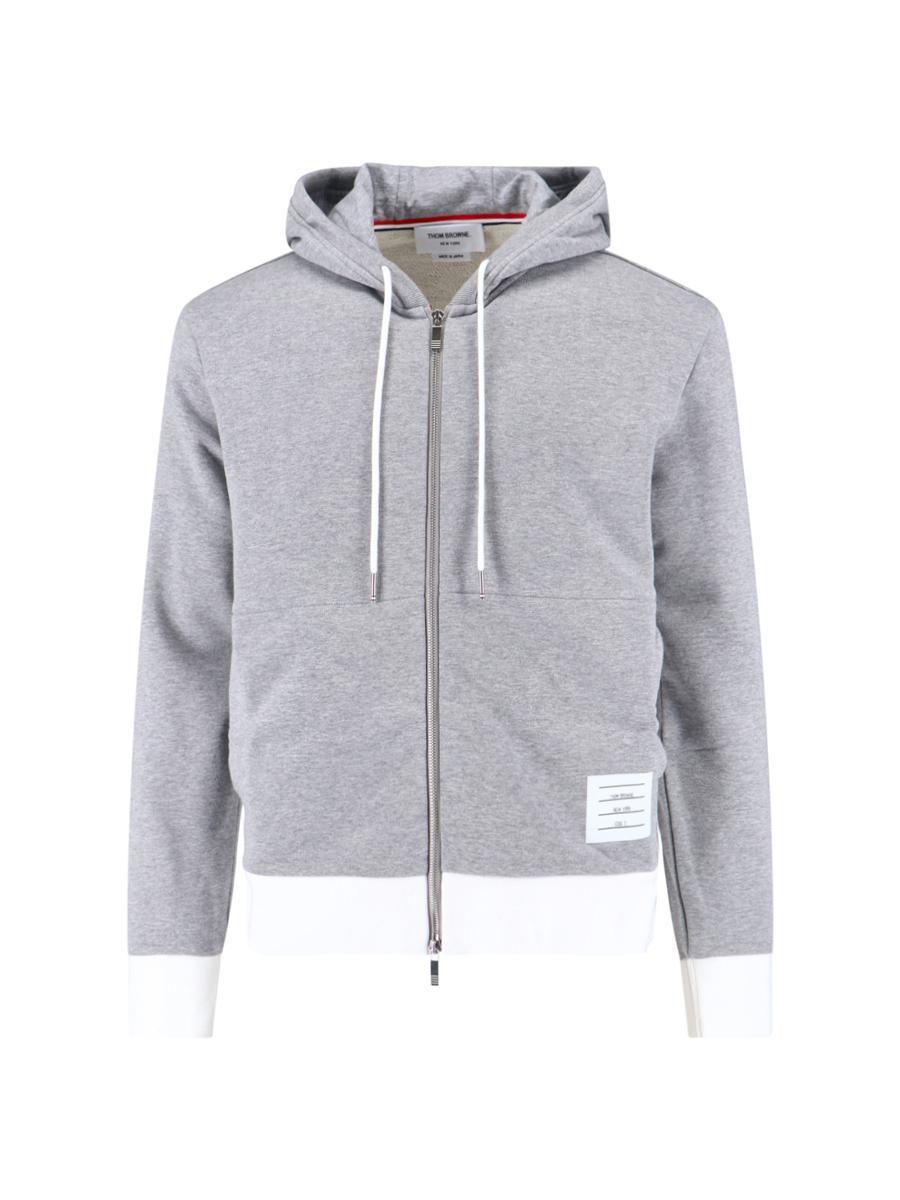 パーカー・フーディ Thom Browne Gray Cotton Sweatshirt Thom Browne Hoodies for Men | Online Sale up to 70% off | Lyst