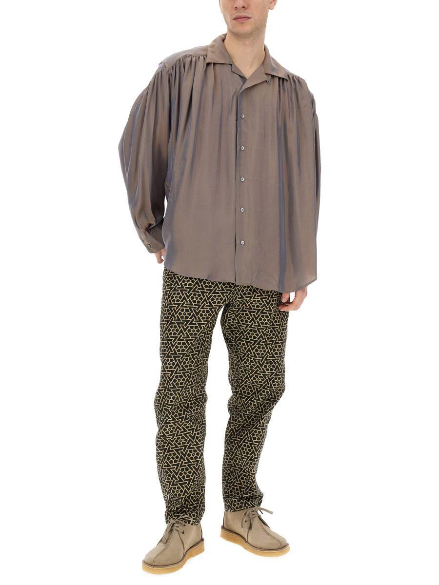 Tシャツ・カットソー AIE FW23 OVERSIZE SHIRT (NS943_C-BROWN) A.I.E. Oversize Shirt in Brown for Men | Lyst