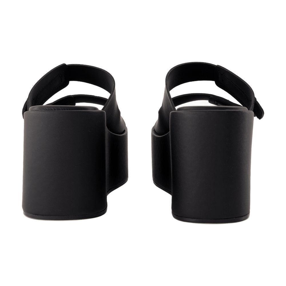 【関税込み】Patch Wedge Sandals - Coperni - Synthetic - Blac Patch Wedge Sandal – Coperni