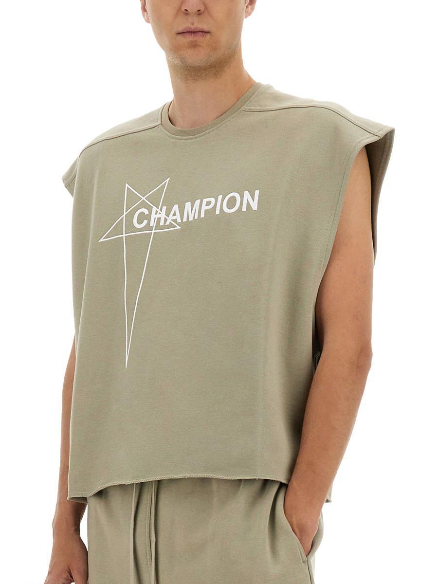Rick Owens X Champion Sleeveless t-shirts for Men | Online