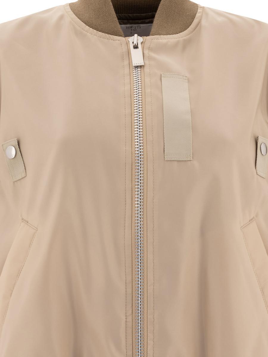 Retail price 79,000 yen sacai Nylon Blouson Size 3 beige Parka