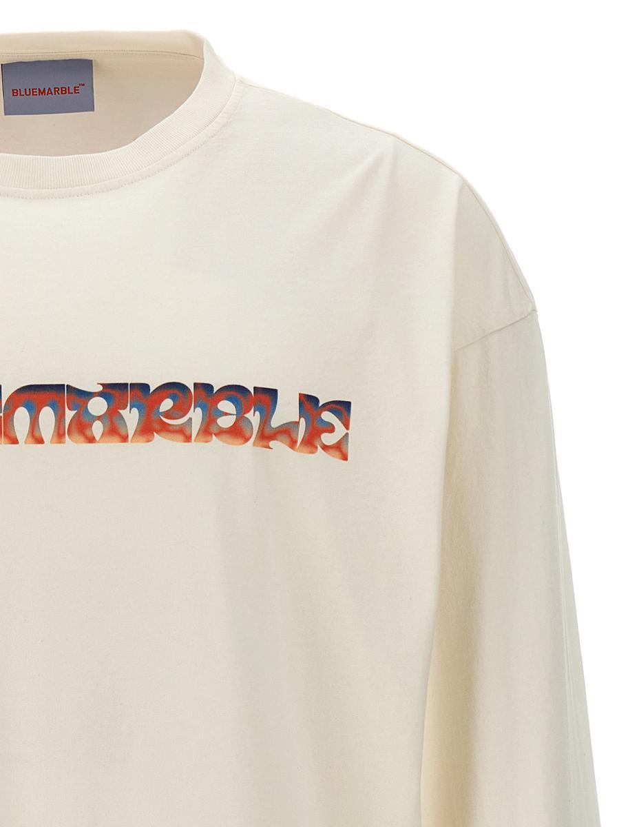 Tシャツ・カットソー BLUEMARBLE Trippy leaves print longsleeves t-shirt Bluemarble Long-sleeve t-shirts for Men | Online Sale up to