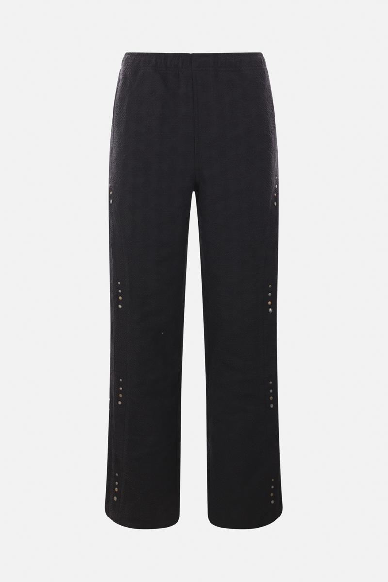 【関税込み】Andersson Bell ブラック Anterre ラウンジパンツ Andersson Bell Black Wave Sweatpants | ModeSens