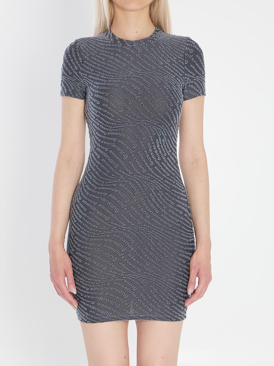 ワンピース Alexander Wang Dark grey stretch polyester mini dress 24880483_55668933_600.jpg