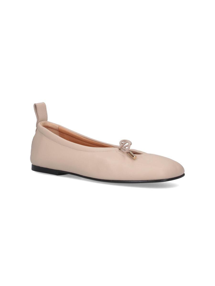 フラットシューズ Alohas Ravena Rift Burgundy Leather Ballet Flats Alohas Ravena Rift Burgundy Leather Ballet Flats IT 36 Women