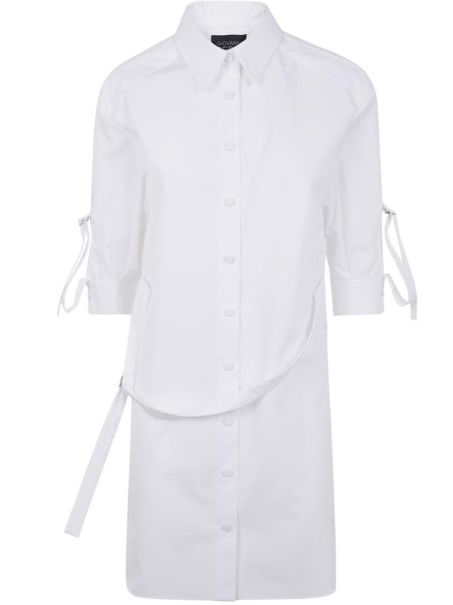 ワンピース GIOVANNI BEDIN SS25 Poplin mini dress (GB25070 WHITE) Giovanni bedin Poplin Dresses for Women | Lyst