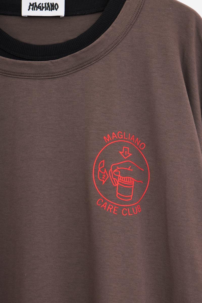 Tシャツ・カットソー Magliano SS25 DOUBLE TSHIRT LONG SLEEVE (T58016935LU35 51) White and wander 170 Logo Long Sleeve T-Shirt | SVD