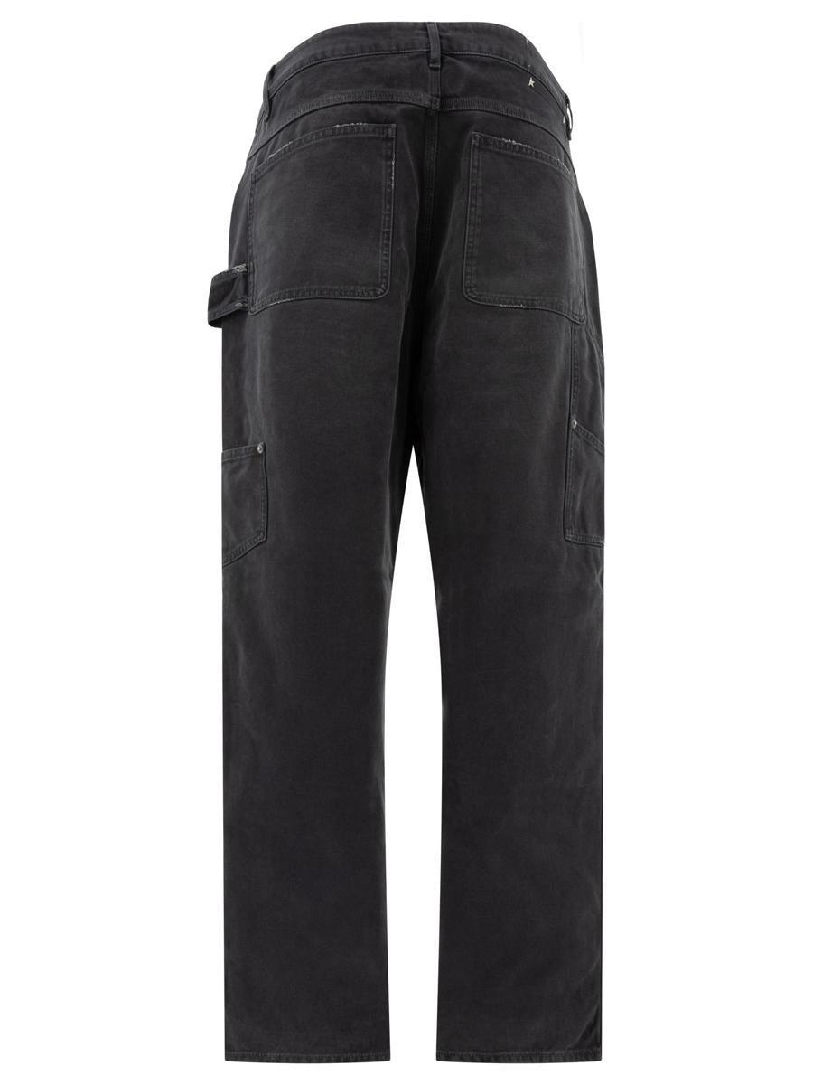【関税&送料込】Golden Goose Deluxe Brand Cotton Jeans Golden Goose Wide Jeans in Black for Men | Lyst